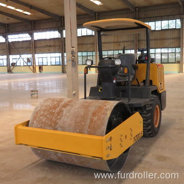 3 ton Rolling Wheel Soil Compactor Ride-on Double Drum Vibratory Road Roller FYL-D203